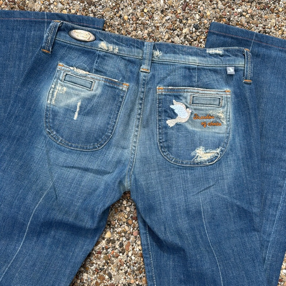 Low rise bell bottom jeans size 27